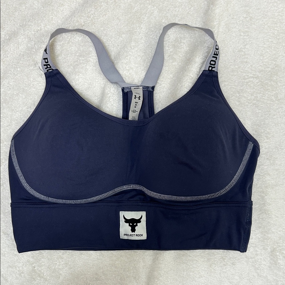 Dusty Purple Under Armour Rock Project Sports Bra